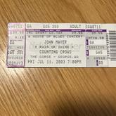 John Mayer / Counting Crows / Maroon 5 / Marcus Eaton And The Lobby on Jul 11, 2003 [054-small]