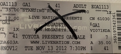 Megadeth / Kyng on Nov 13, 2012 [160-small]