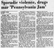 In 1979, Nugent + Rockers = Massive Party, tags: Ted Nugent, Wilkes-Barre, Pennsylvania, United States, Article, Pocono Downs Racetrack - Pennsylvania Jam 1979 on Aug 19, 1979 [748-small]