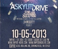 A Skylit Drive / For All Those Sleeping / Wolves at the Gate / I the Mighty / Pvris on Oct 5, 2013 [902-small]