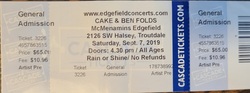 CAKE / Ben Folds / Tall Heights on Sep 7, 2019 [181-small]
