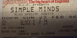 Simple Minds on Feb 23, 1986 [155-small]