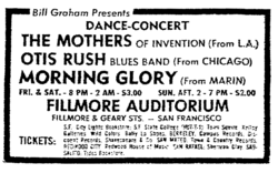 Frank Zappa / Otis rush / Morning Glory on Mar 3, 1967 [743-small]