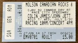 Colin James / Joan Jett / Wild T & The Spirit on Jul 1, 1992 [874-small]