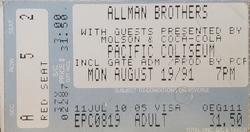 The Allman brothers band on Aug 19, 1991 [430-small]
