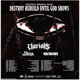 Destroy Rebuild Until God Shows (D.R.U.G.S.) / Varials / The Callous Daoboys / 156/Silence on Feb 1, 2023 [583-small]