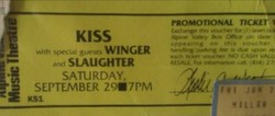KISS / Slaughter / Winger on Sep 29, 1990 [737-small]