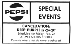 Deep Purple / savoy brown on Feb 22, 1974 [599-small]