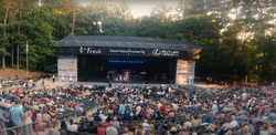 Another shot of "The Fred Amphitheater" in Peachtree City, Georgia - picture shared is to show the intimate size of this 2,500 seat amphitheater. It's about 30 Rows deep with 80 Seats per Row. It should be an excellent concert venue for the Cheap Trick concert on September 23rd, 2023., tags: Peachtree City, Georgia, United States, Stage Design, Crowd, Frederick Brown, Jr. Amphitheater (The Fred) - Cheap Trick / Robin Taylor Zander on Sep 23, 2023 [146-small]