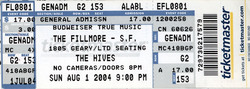 The Hives   / Sahara Hotnights / The Reigning Sound on Aug 1, 2004 [554-small]