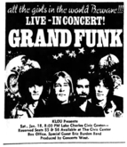 Grand Funk Railroad / Eric Burdon Band on Jan 18, 1975 [003-small]