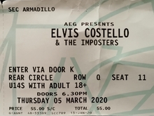 Elvis Costello & The Imposters / Ian Prowse on Mar 5, 2020 [592-small]