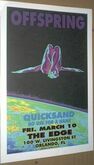 poster by Getz, tags: The Offspring, No Use For A Name, Quicksand, Gig Poster, The Edge - The Offspring / Quicksand / No Use For A Name on Mar 10, 1995 [376-small]