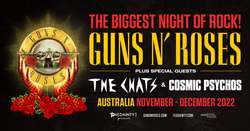 Guns N' Roses / The Chats / Cosmic Psychos on Dec 3, 2022 [606-small]