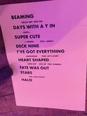 The Treasures of Mexico set list with guitar notes., Heavenly / Panic Pocket / The Treasures Of Mexico on May 13, 2023 [140-small]