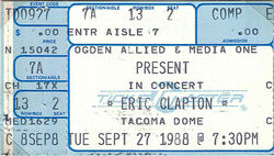 Eric Clapton / Buckwheat Zydeco on Sep 27, 1988 [157-small]