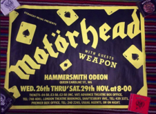 Motörhead / Weapon on Nov 28, 1980 [815-small]