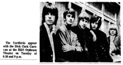 Gary Lewis & The Playboys / Sam The Sham & The Pharaohs / The Yardbirds / Bryan Hyland / Bobby Hebb on Nov 8, 1966 [721-small]