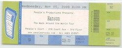 Hanson / Matt Wertz / Everybody Else on Nov 5, 2008 [545-small]