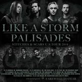 Palisades / Versus Me / Like a Storm / Farewell to Fear on Dec 14, 2018 [348-small]