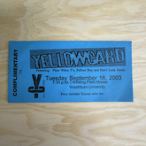 Yellowcard / Plain White T’s / Fall Out Boy / Don't Look Down on Sep 16, 2003 [341-small]