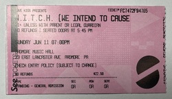 Ticket stub, tags: Ticket - W.I.T.C.H. / Death Valley Girls / Abraxas on Jun 11, 2023 [767-small]