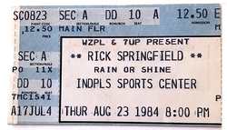 Rick Springfield  on Aug 23, 1984 [955-small]