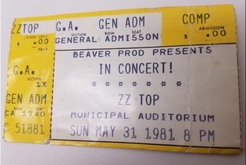 ZZ Top on May 31, 1981 [435-small]