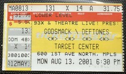 Godsmack / Deftones / Puddle of Mudd / From Zero / Darwin's Waiting Room on Aug 13, 2001 [630-small]