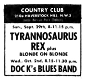 Tyrannosaurus Rex / Blonde On Blonde on Sep 29, 1968 [034-small]