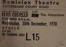 Elvis Costello / Richard Hell & The Voidoids / John Cooper Clarke on Dec 20, 1978 [998-small]