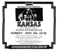 Kansas / Atlanta Rhythm Section on Nov 6, 1977 [893-small]