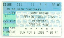 Depeche Mode  on Nov 8, 1998 [376-small]