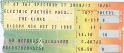 The Kinks / The A's on Oct 27, 1980 [230-small]