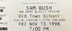 Sam Bush / Barry & Holly Tashian on Nov 13, 1998 [407-small]