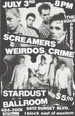 Screamers  / The Weirdos / Crime on Jul 3, 1978 [842-small]