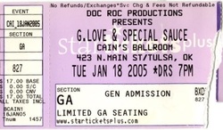 G. Love & Special Sauce / Kaki King on Jan 18, 2005 [487-small]