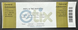 Ticket stub, tags: Ticket - Amyl and the Sniffers / Die Spitz on Nov 3, 2023 [848-small]