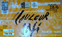 tags: Brussels, Brussels Capital, Belgium, Ticket, Tour & Taxis - Couleur Café 1997 on Jun 27, 1997 [183-small]