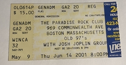 Old 97's / Josh Joplin Group on Jun 14, 2001 [653-small]