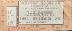Alice In Chains / sweetwater / Tad on Sep 23, 1993 [177-small]