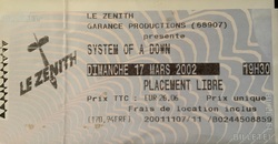 System of a Down / The Dillinger Escape Plan on Mar 17, 2002 [977-small]