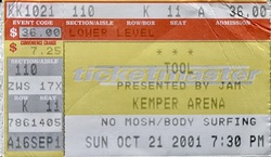 Tool / Tricky on Oct 21, 2001 [556-small]