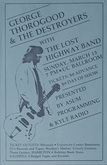 George Thorogood & The Destroyers / The Lost Highway Band on Mar 15, 1981 [836-small]