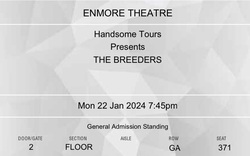 tags: The Breeders, Ticket - The Breeders / Mod Con on Jan 22, 2024 [891-small]