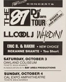 LL Cool J / Whodini / Eric B. & Rakim / New Choice / Roxanne Shanté / Too $hort on Oct 4, 1987 [495-small]