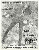 Nirvana / Tad on Feb 16, 1990 [295-small]