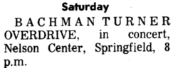 Bachman-Turner Overdrive on Feb 7, 1976 [557-small]