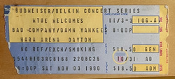 Bad Company / Damn Yankees on Nov 3, 1990 [907-small]