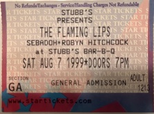The Flaming Lips / Sebadoh / Robyn Hitchcock on Aug 7, 1999 [101-small]
